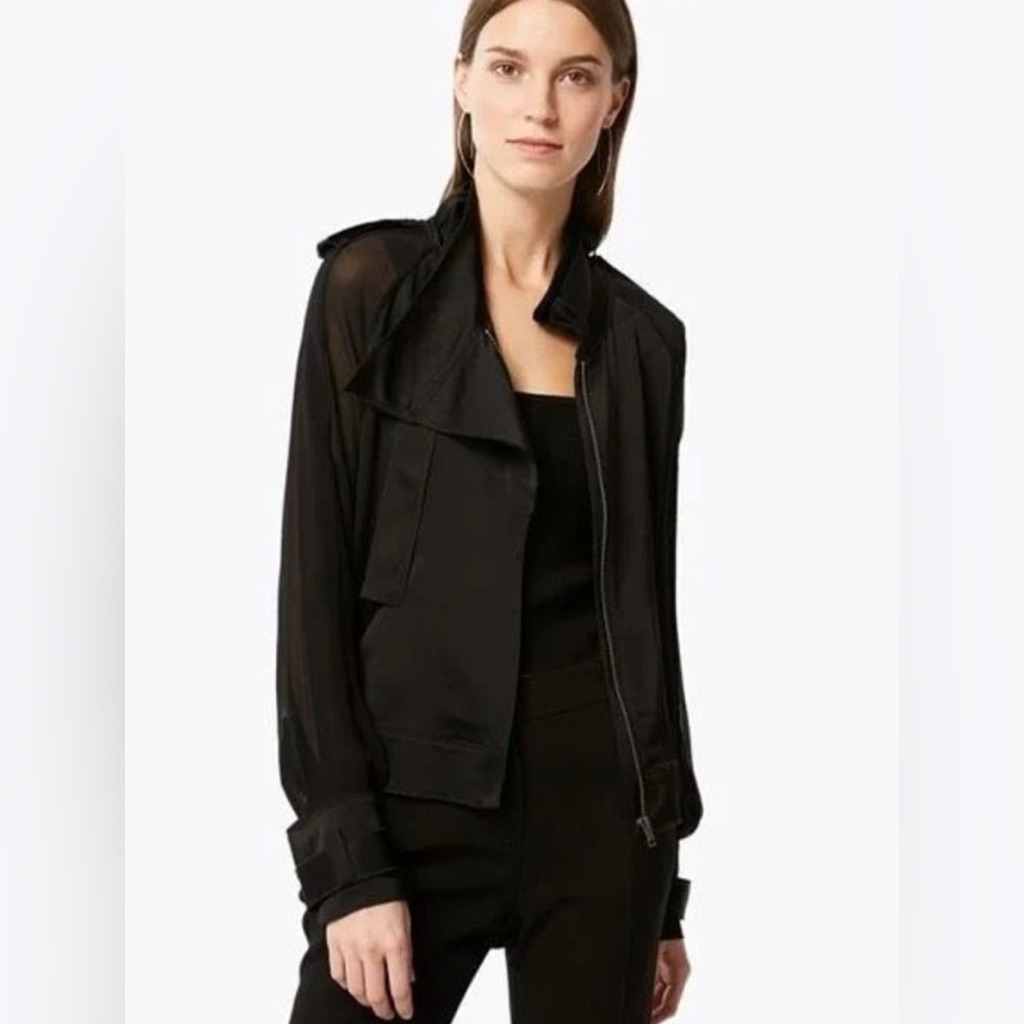 Ramy Brook Cali Bikerjacket Color: Black Size: Medium